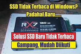 Ssd Tidak Terbaca